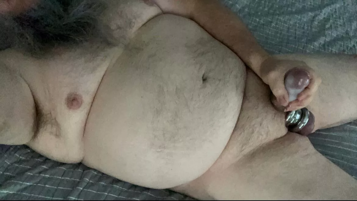 playing with my tenga