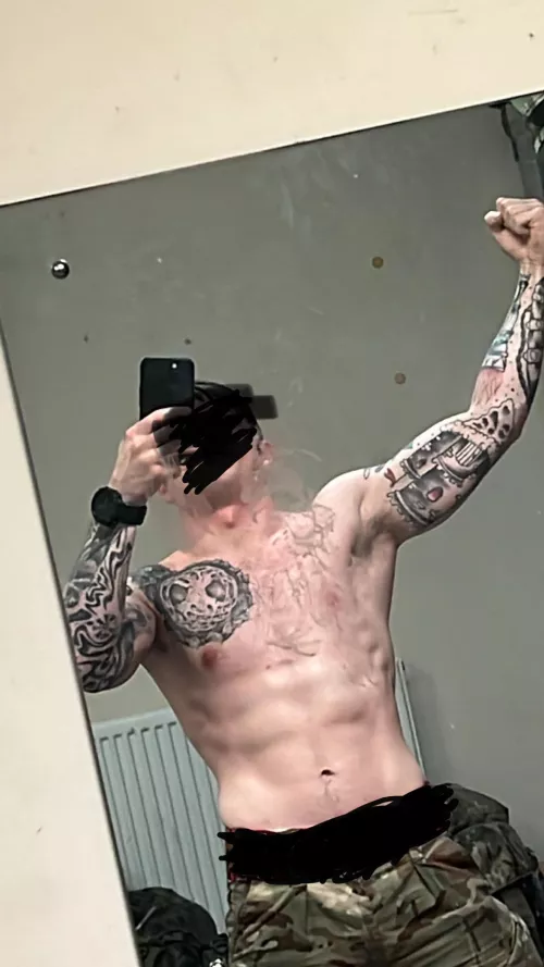 Please excuse the dirty mirrors at work