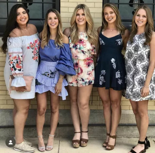 Pretty girls in spring