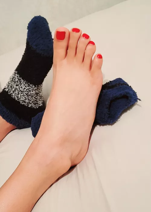 Pull my socks off slowly..