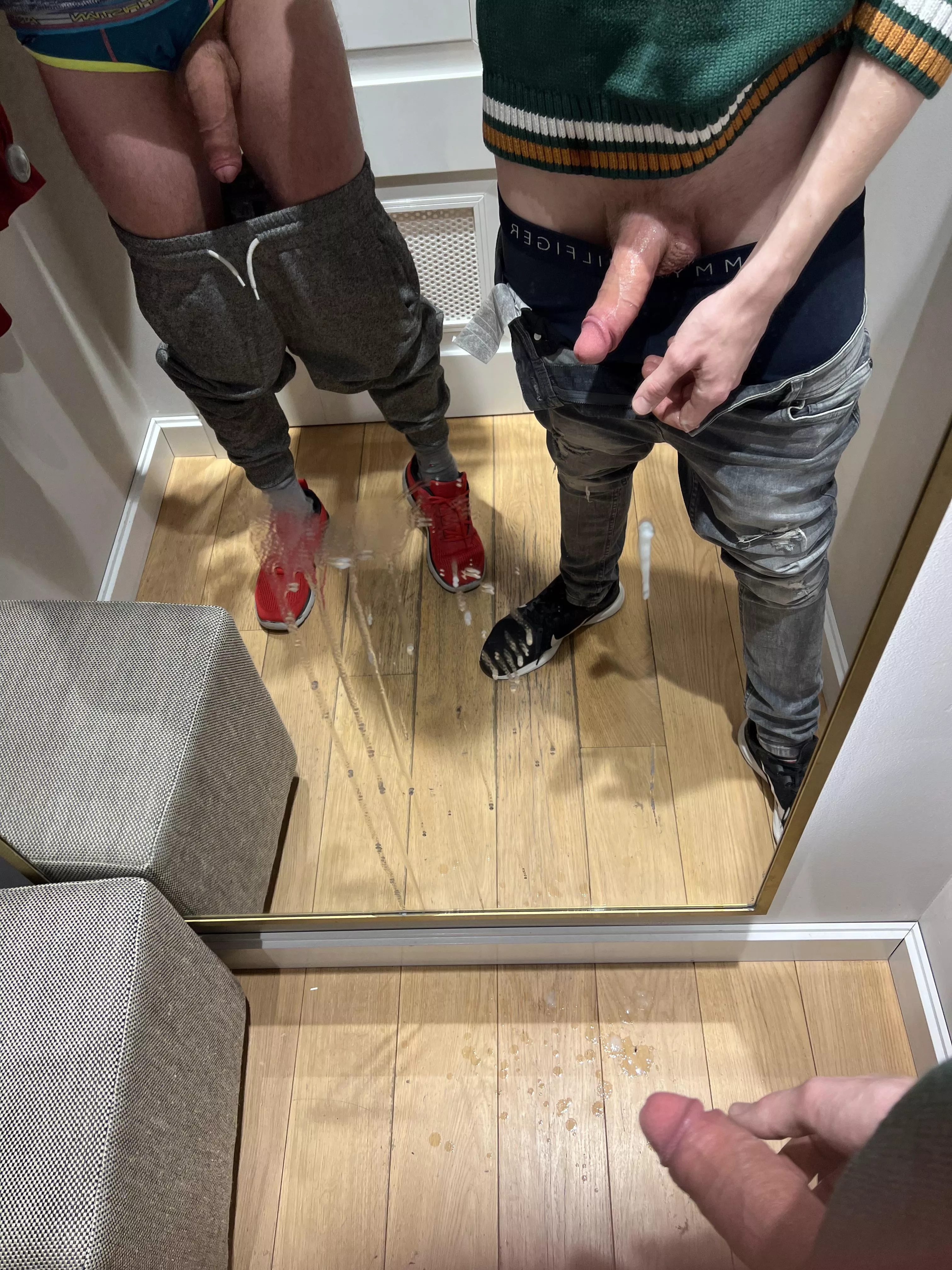 Quality time in a changing room