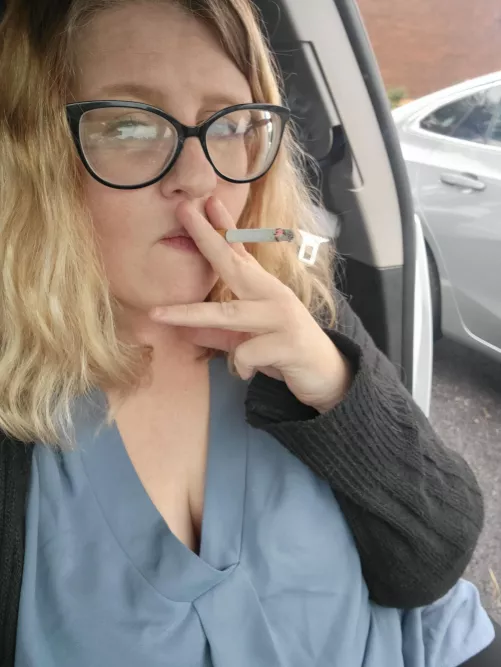 Quick smoke break at work