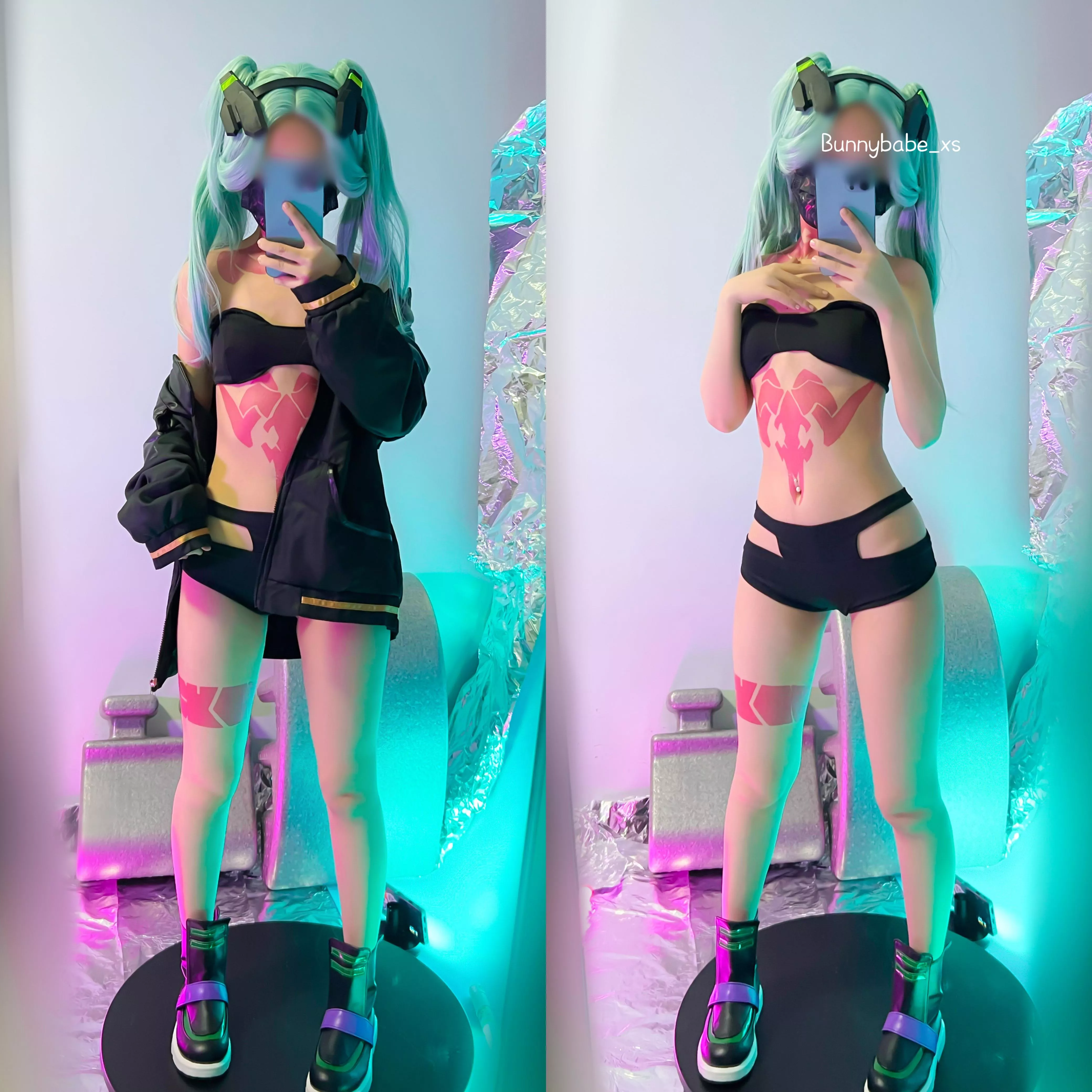 Rebecca from Cyberpunk Edgerunners cosplay by Bunnybabe_xs Bani