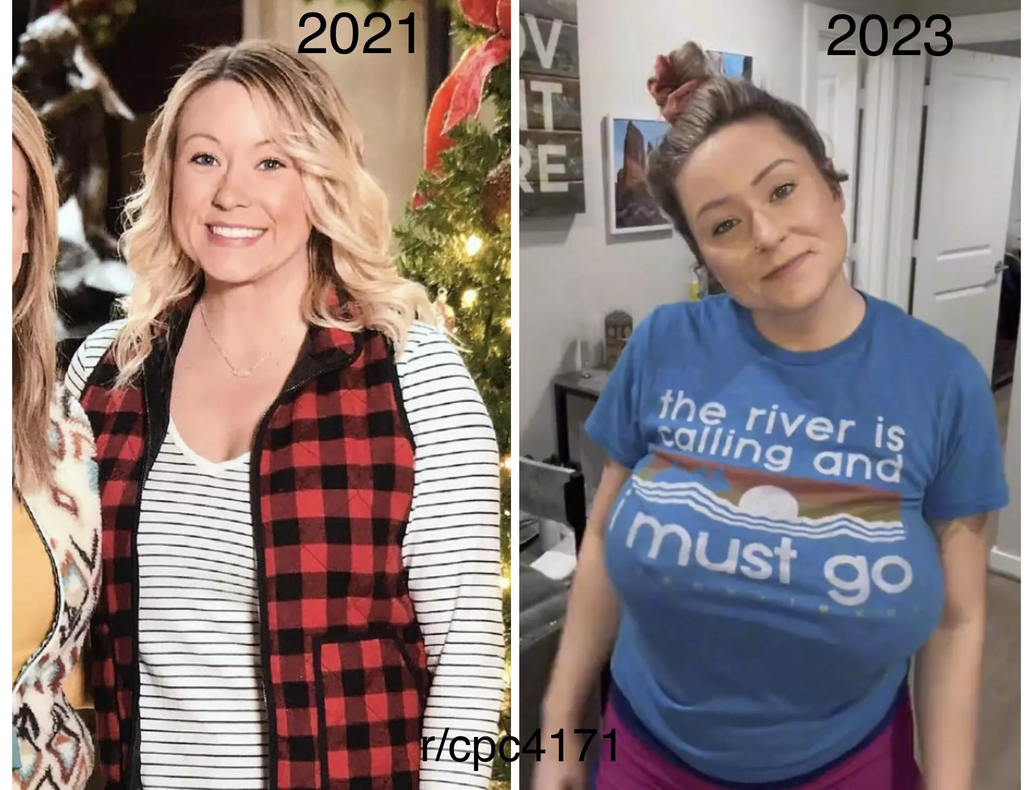 She’s letting them hang these days