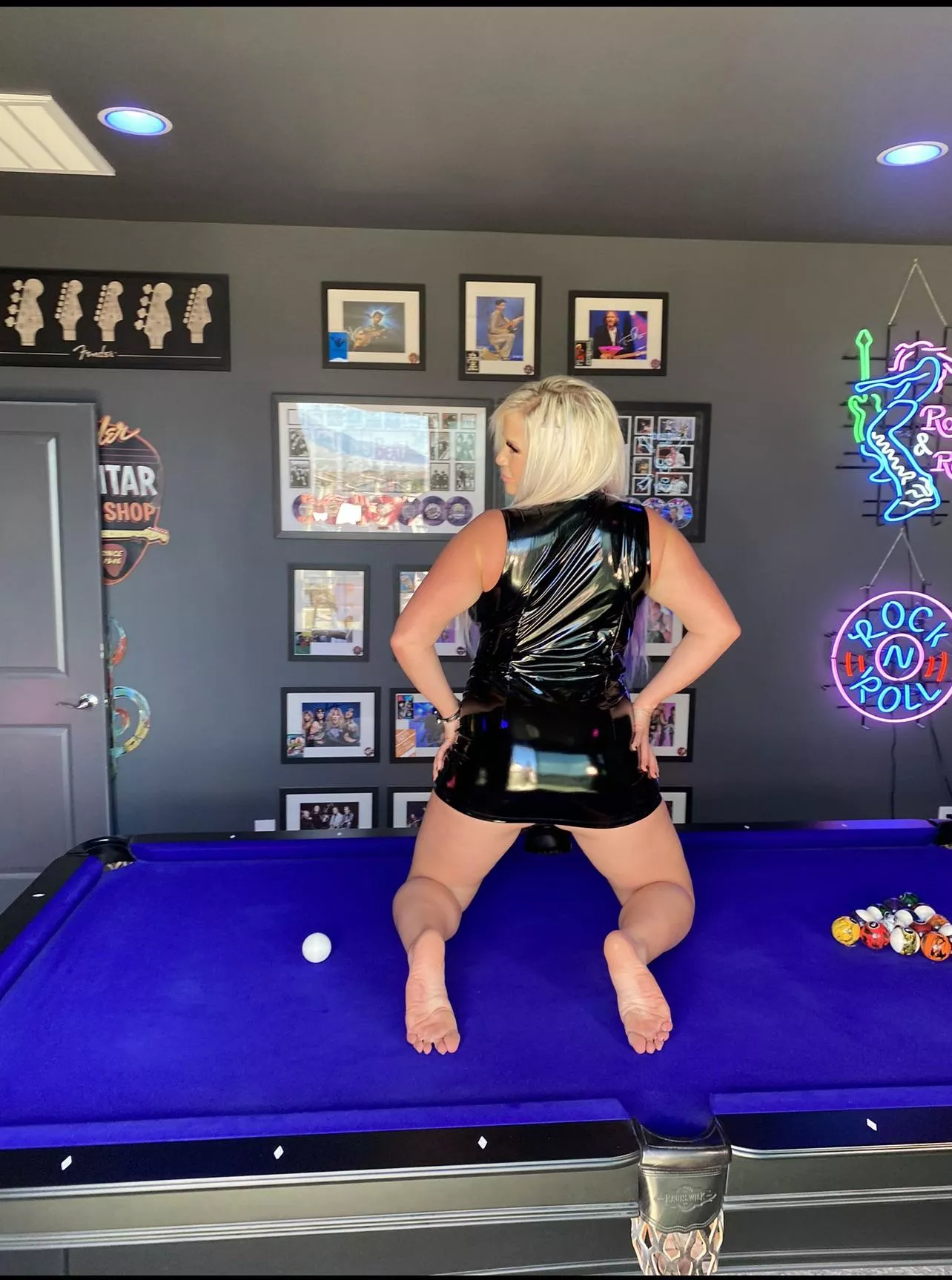 Shiny lingerie is BEST