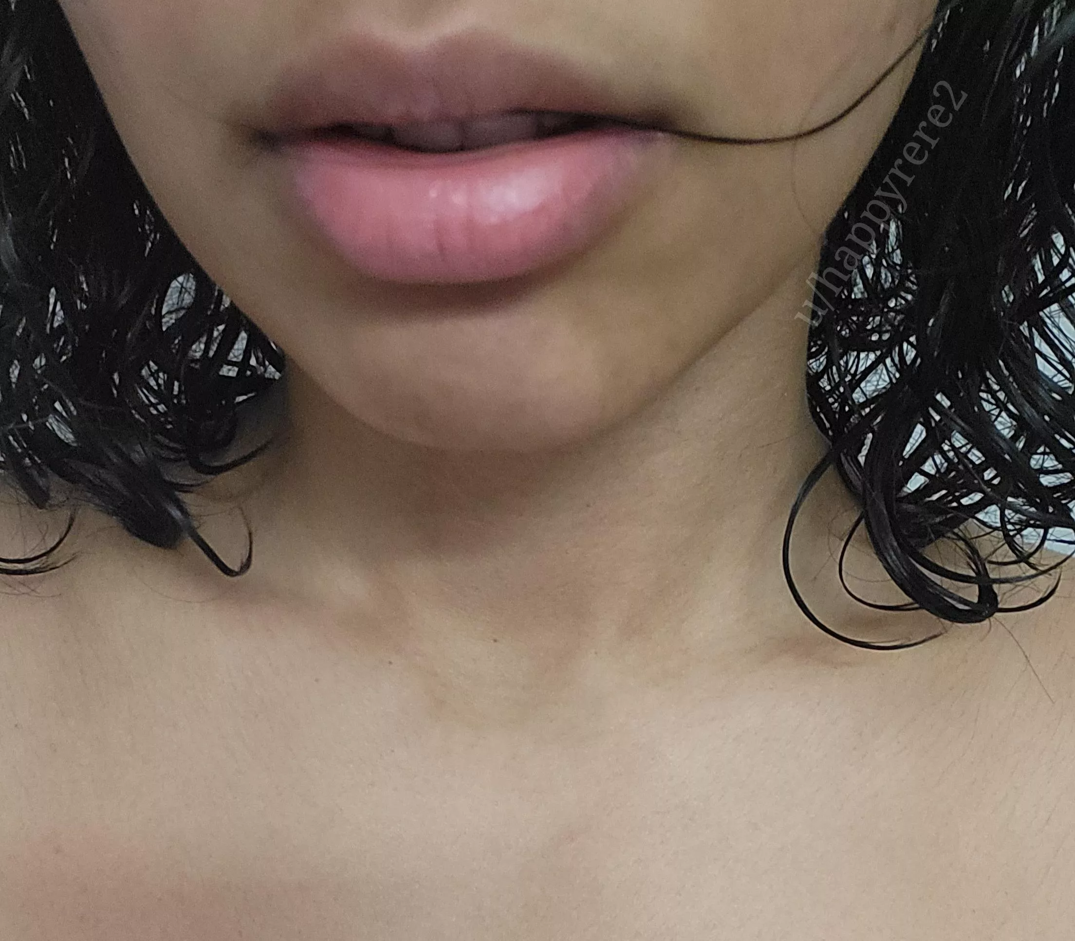 Soft lips waiting to get wet