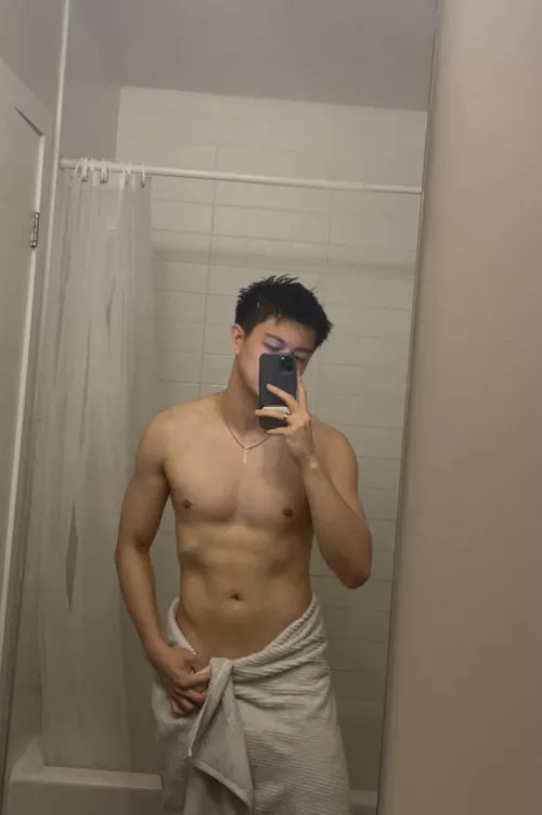 Stepped out of shower