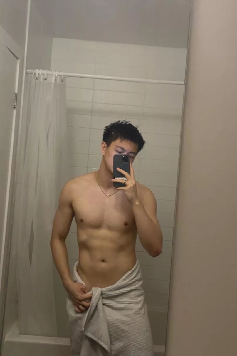 Stepped out of shower