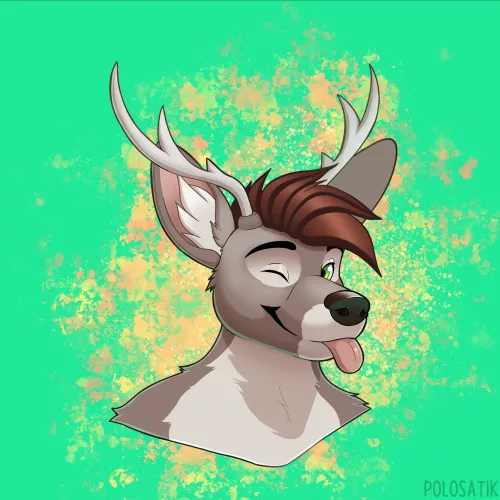 Sunny Shower (art by PolosatikTiger on Twitter)