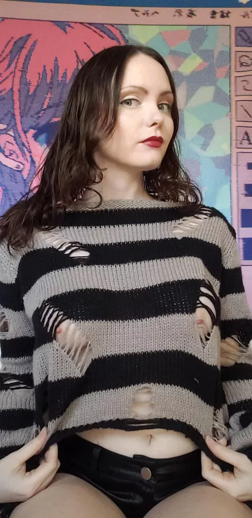 They're so pale I can almost get away with not wearing a bra