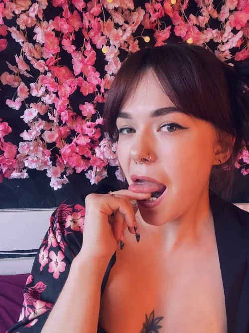 Thinking about your dick in my mouth
