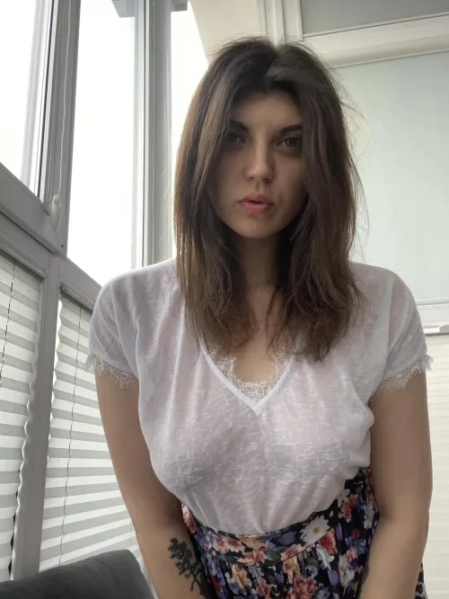 videoconferencing at work I always have no bra