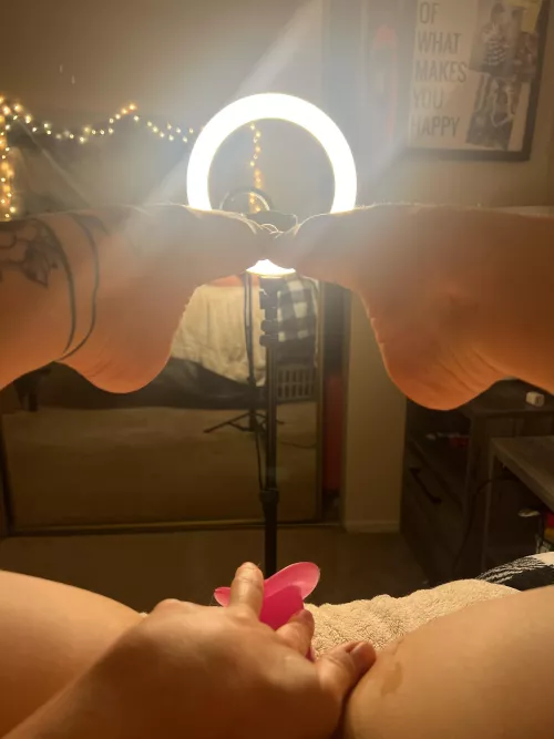 Watch me clean up my mess like a good girl.