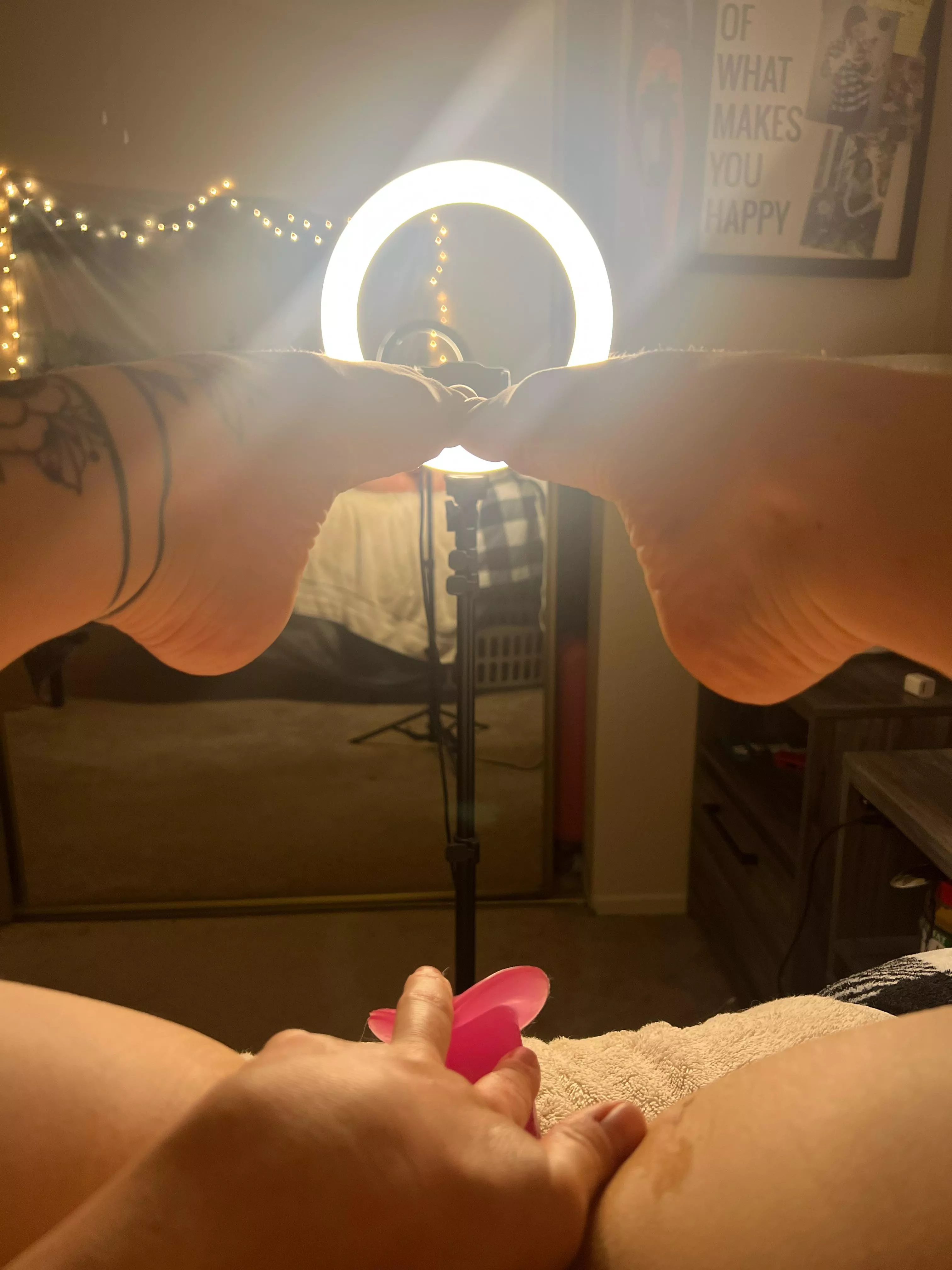 Watch me clean up my mess like a good girl.