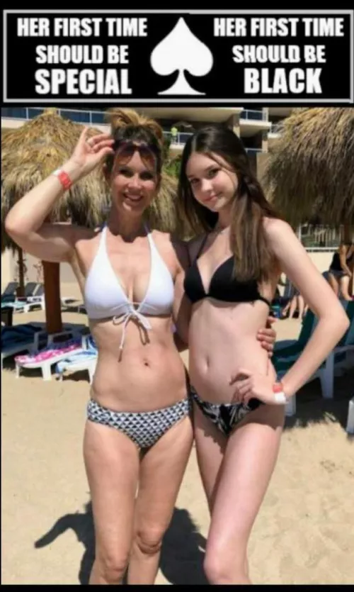 When your slut wife decides to let her Black boyfriend teach your daughter about the BNWO lifestyle while in Miami Beach ⛱️ Florida just to get you mad 💢😡