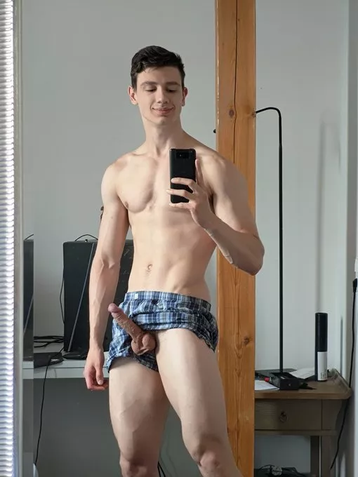 Woke up with a bulging boner