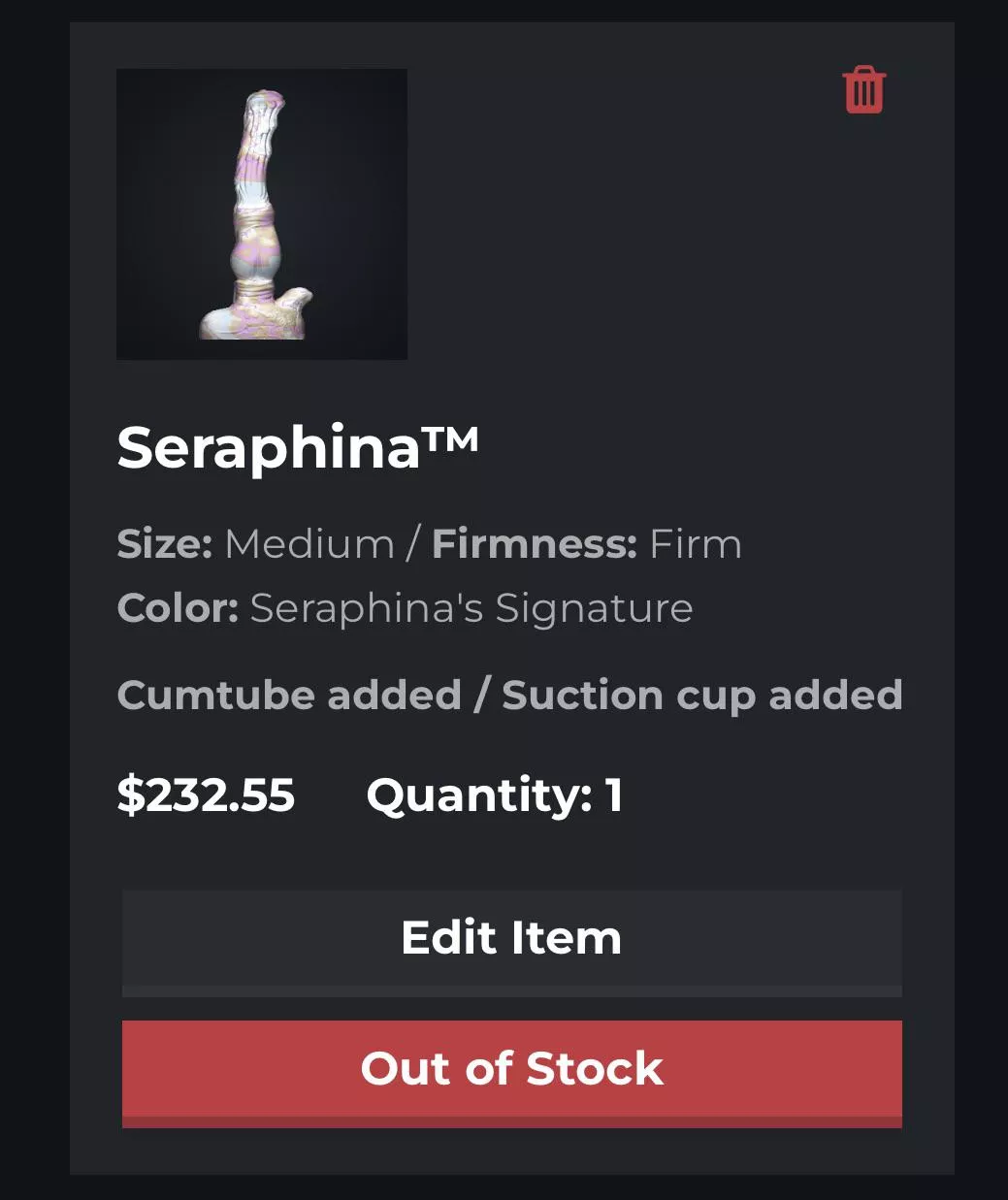 Wooo cum tube AND suction cup is now available!!!!