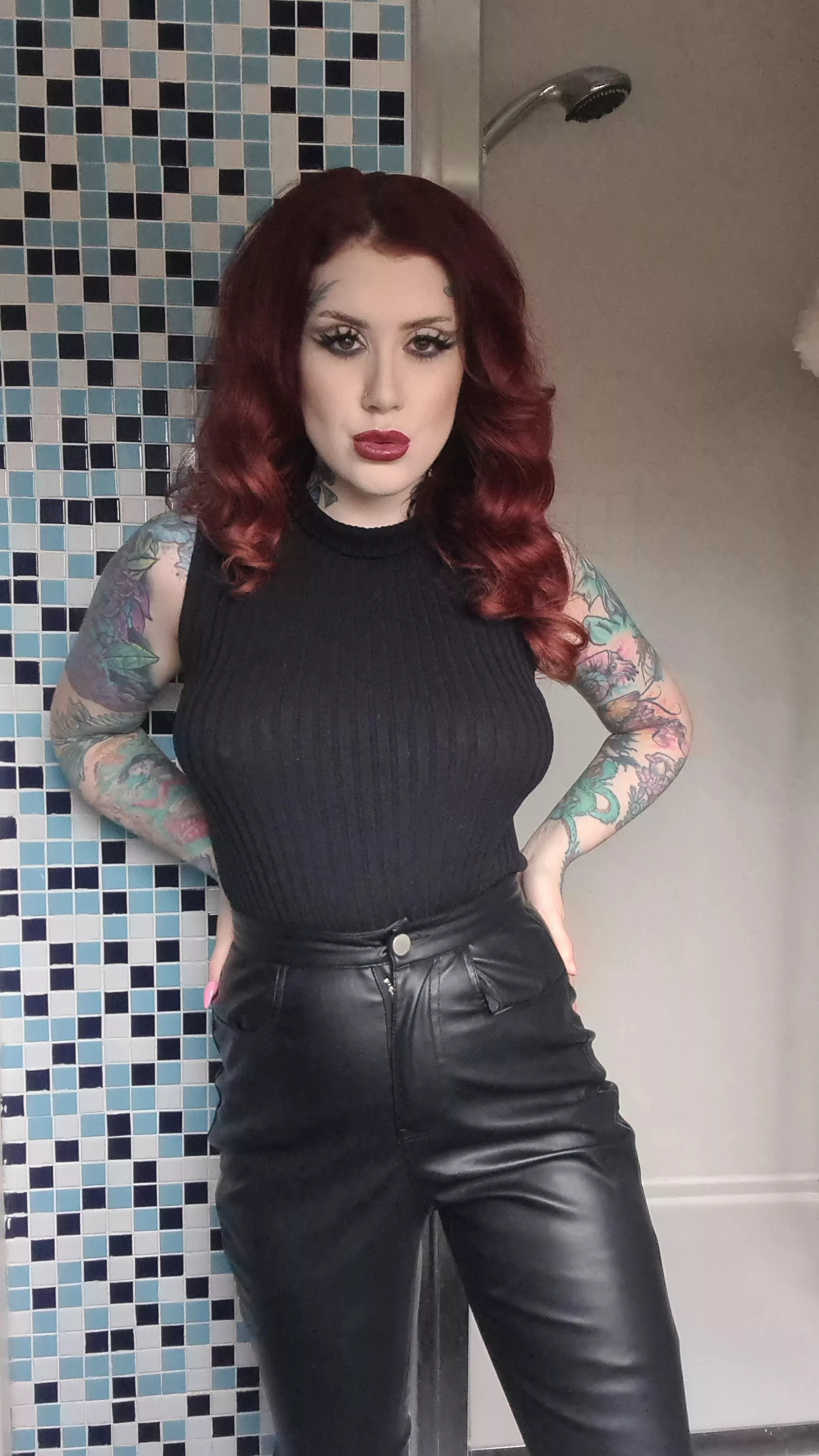Worship my leather trousers