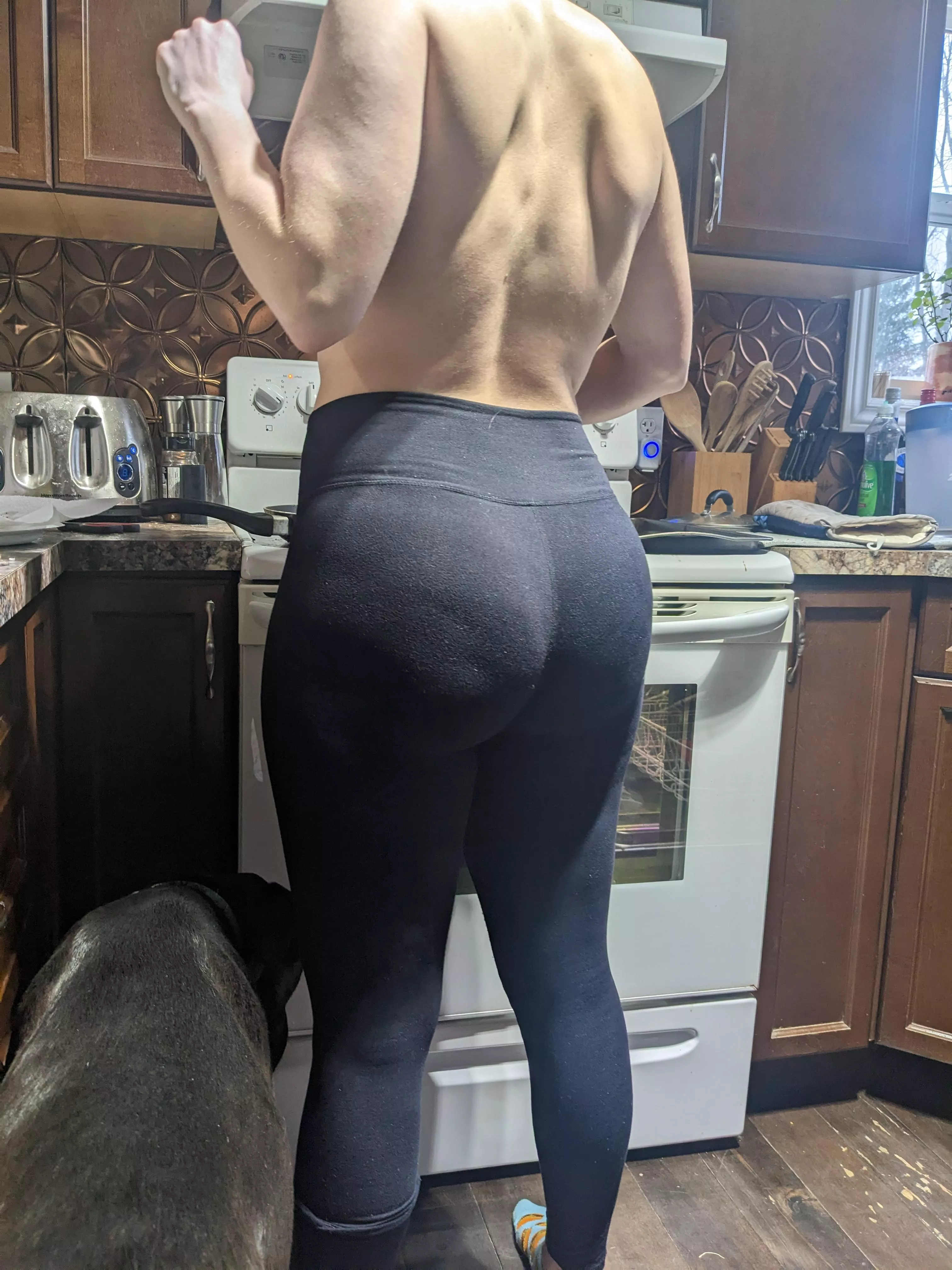 You can see it right through my pants in this light