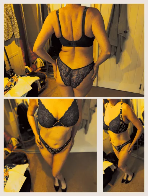 51 and loving my new underwear. Never felt sexier than I do in my 50s.