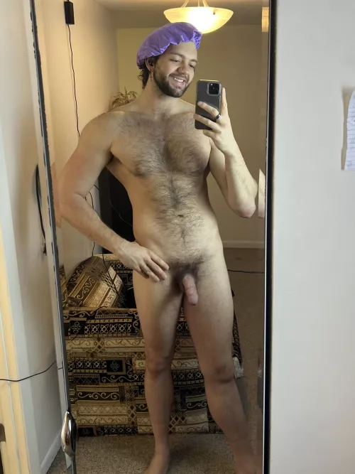 Always get naked and smile before bed!