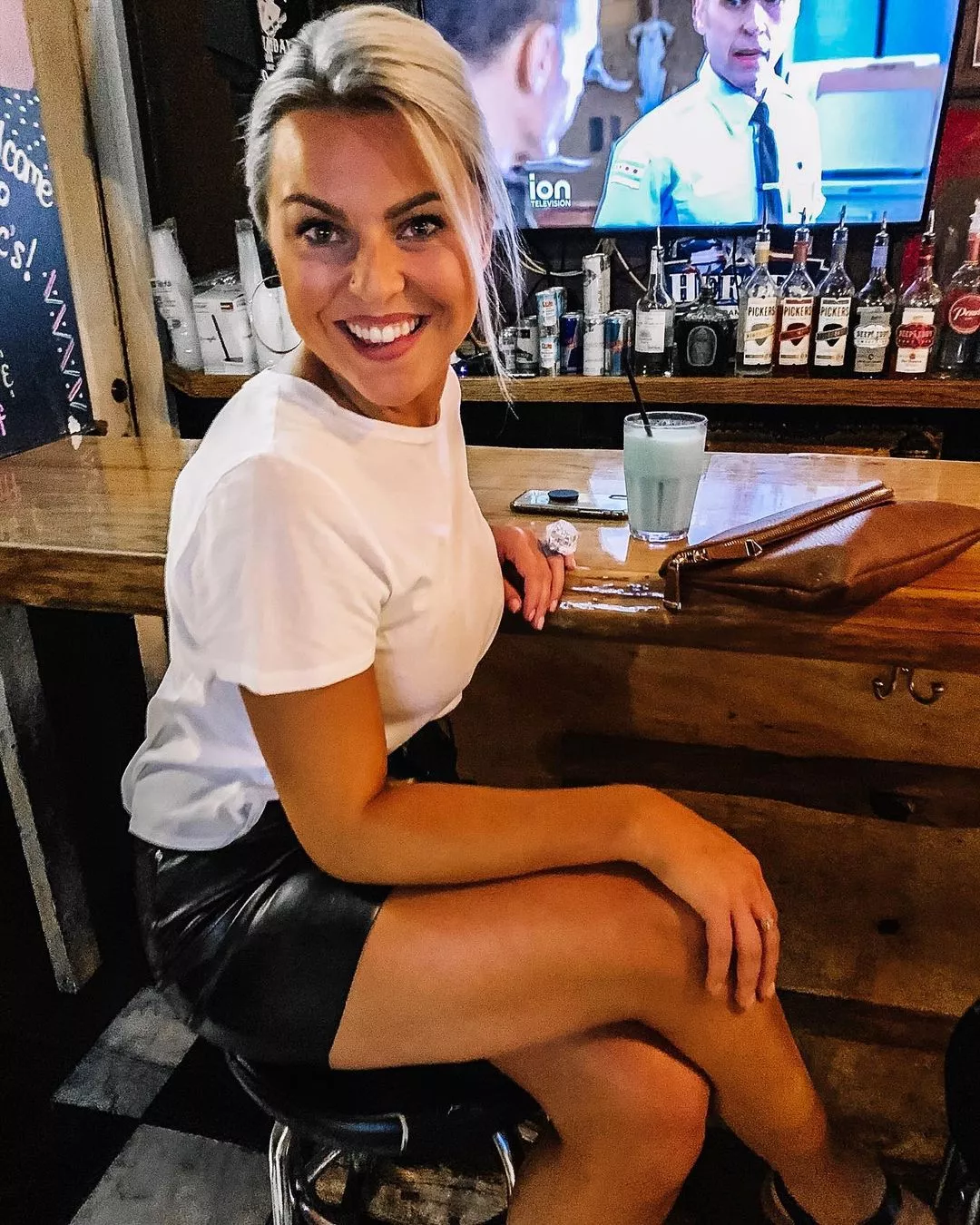 At the bar