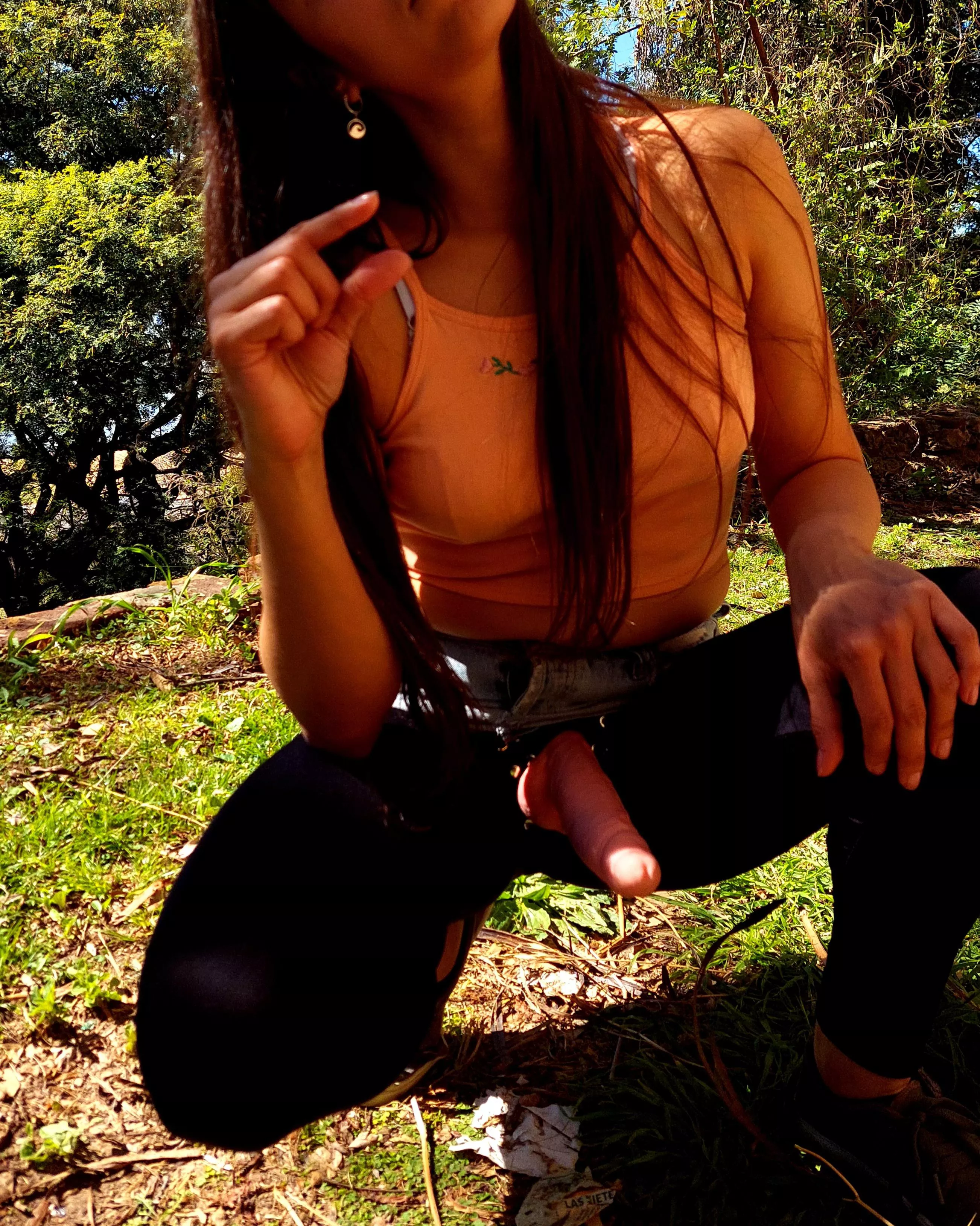 beautiful day to fuck you in the woods