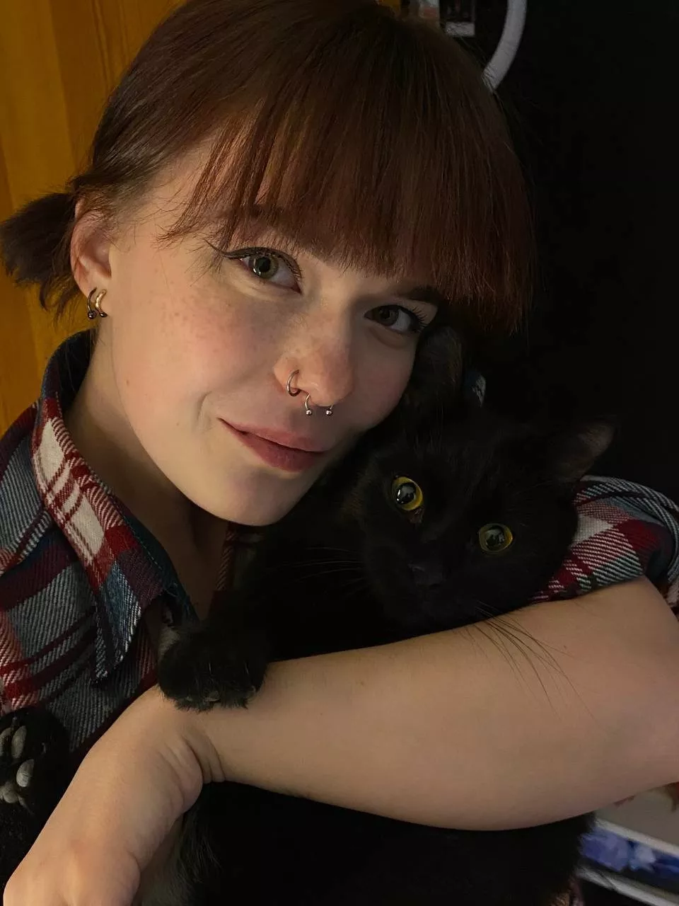 Boop his nose and mine too