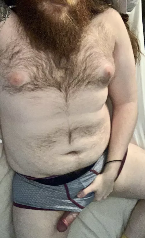 Chubby Dude + Small Underwear = Good Combo?