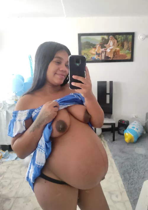 Do you like my pregnant body?