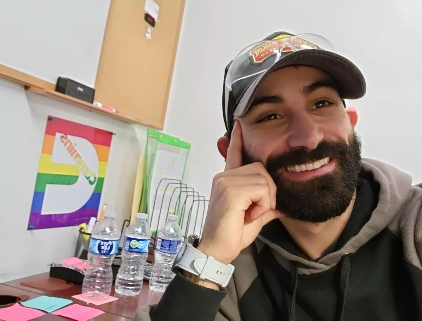 Don't let the smile fool you. Depression is hitting hard this winter.