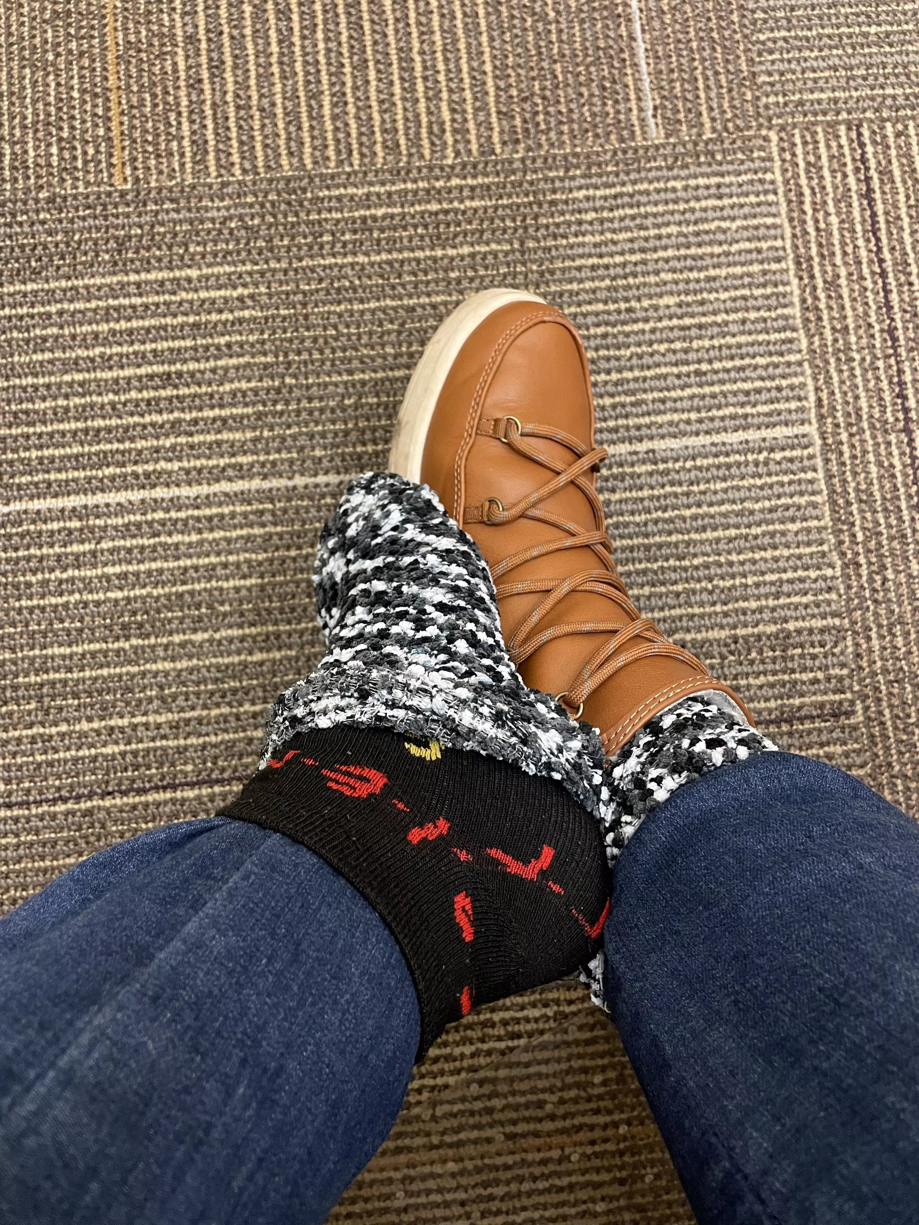 Double socks, 2 day wear, extra sweaty from boots [selling] dm for more