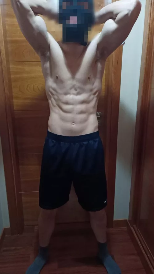 Down at my feet. Your king is letting you sniff his armpits and socks