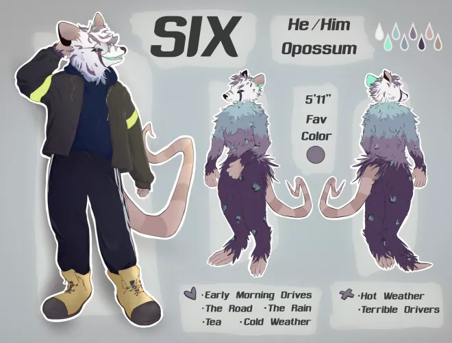 Finished up a reference sheet for u/Im_very_ugly. I'm so happy with how it turned out!!