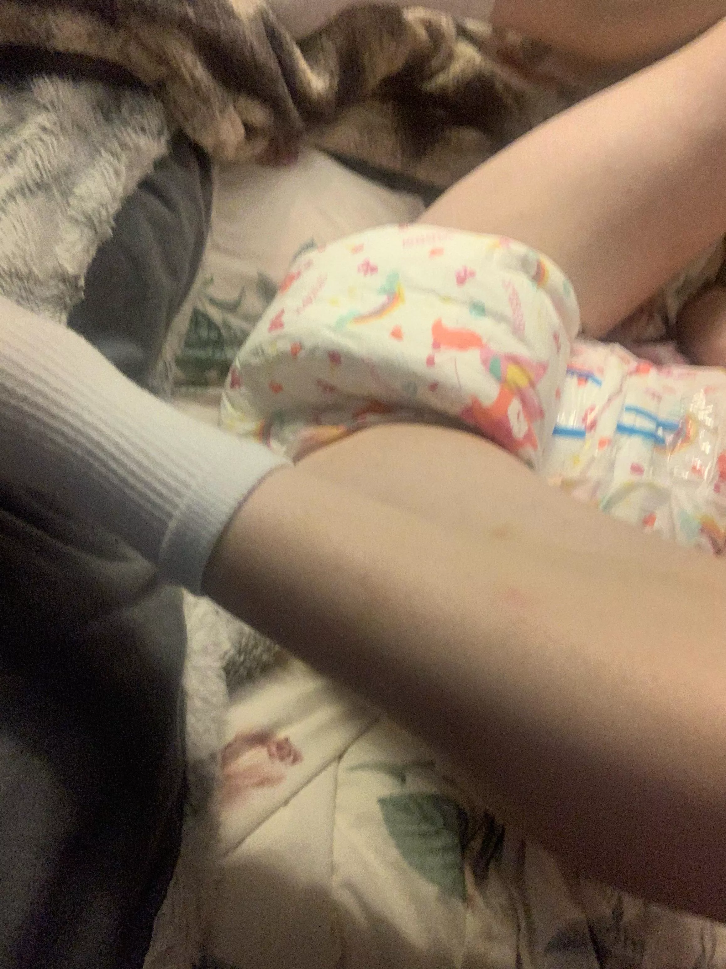 First time in a real brand ab diaper how long should i wear it?