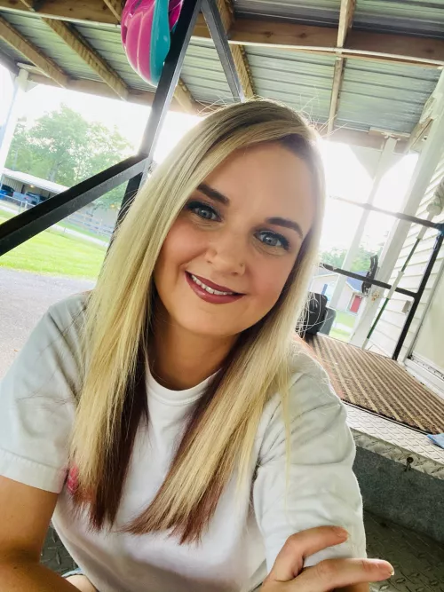 flirty little blonde