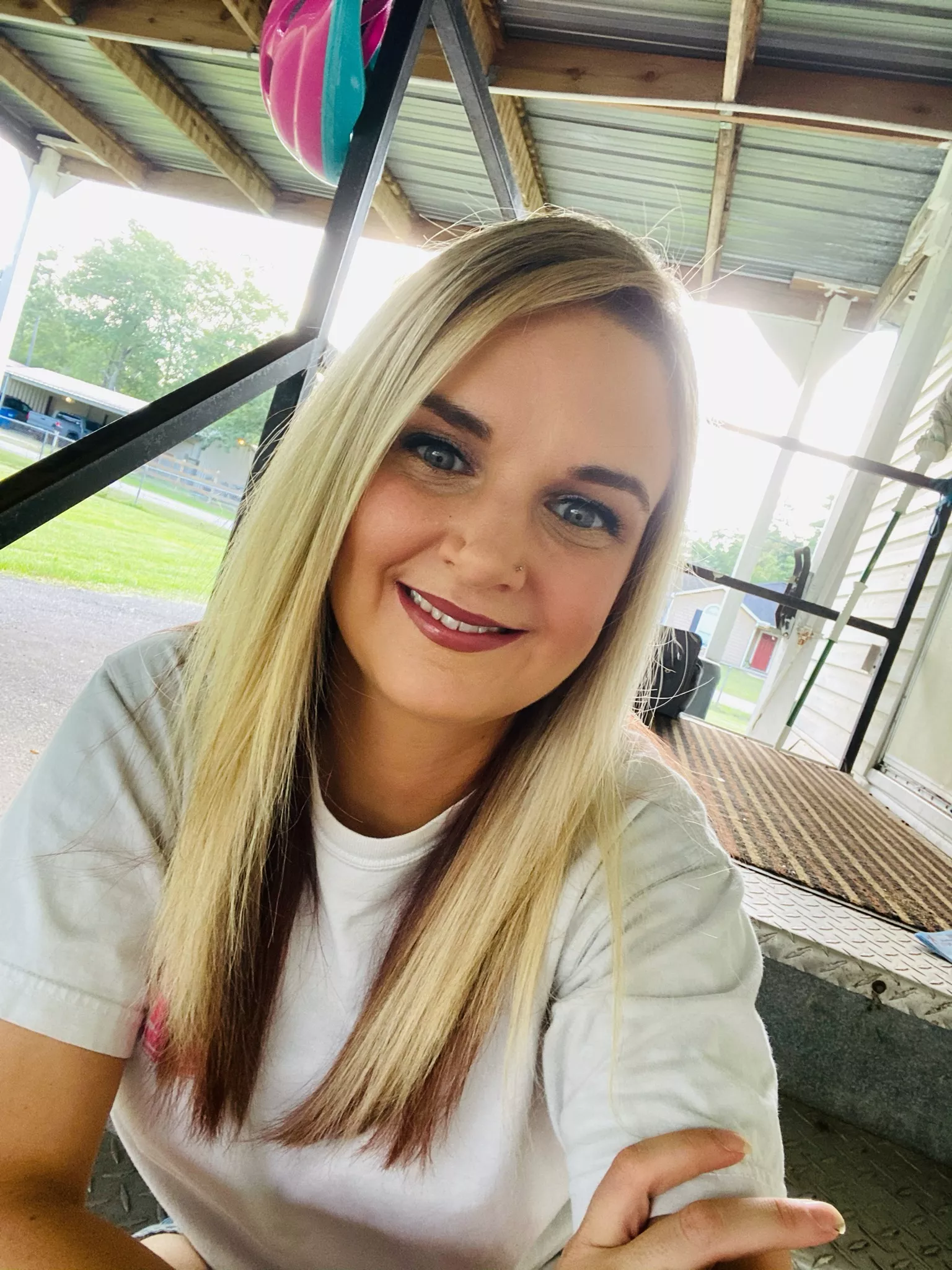 flirty little blonde