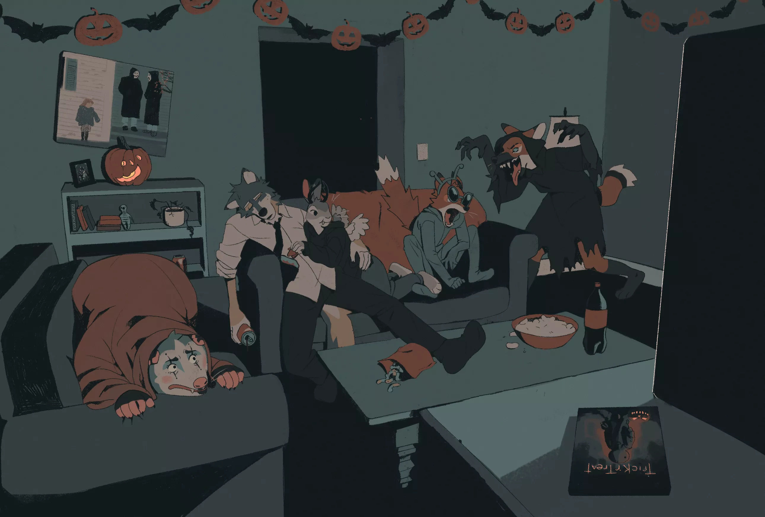 for Halloween last year ( art by me )