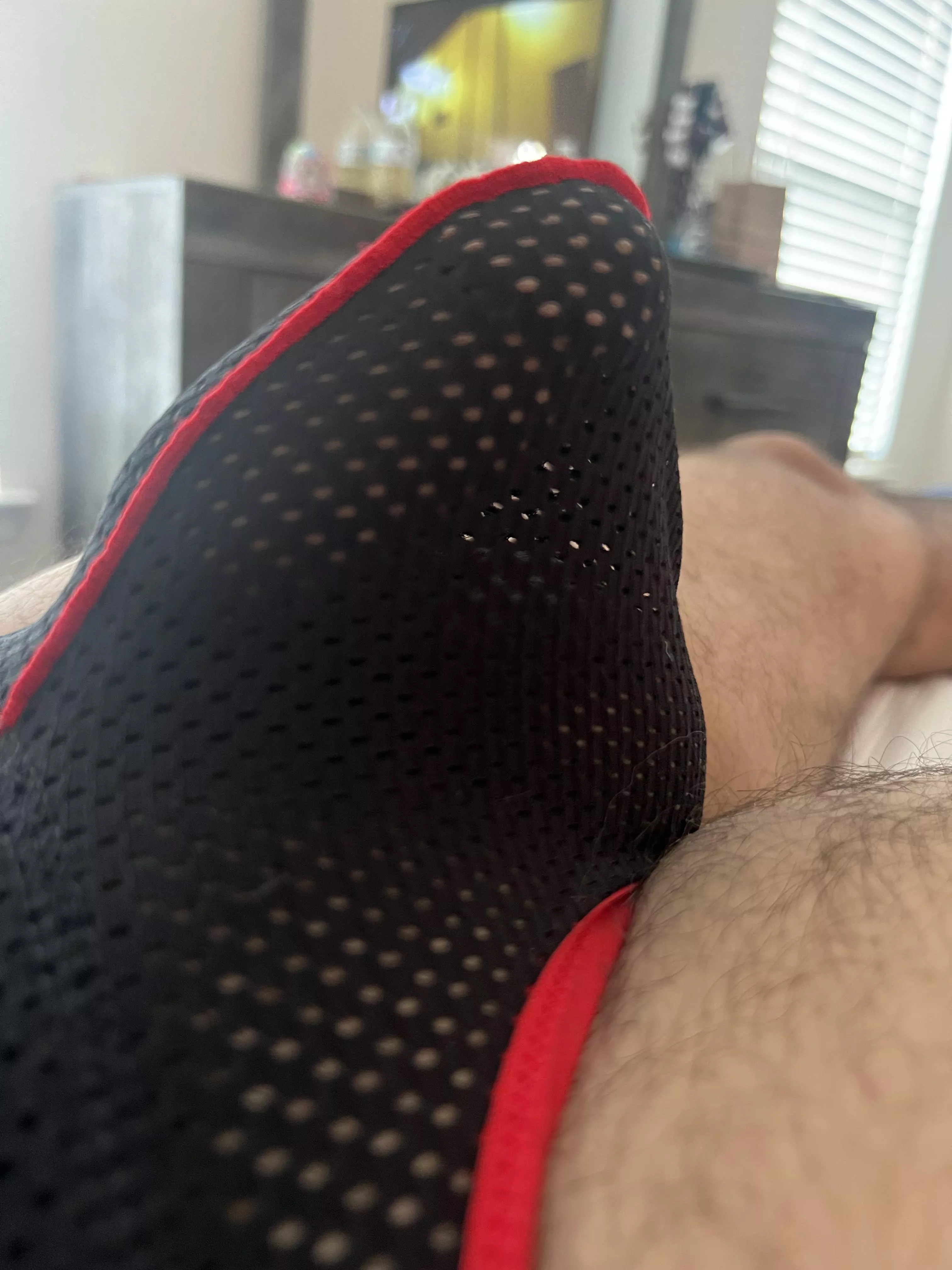 Getting hard in panties