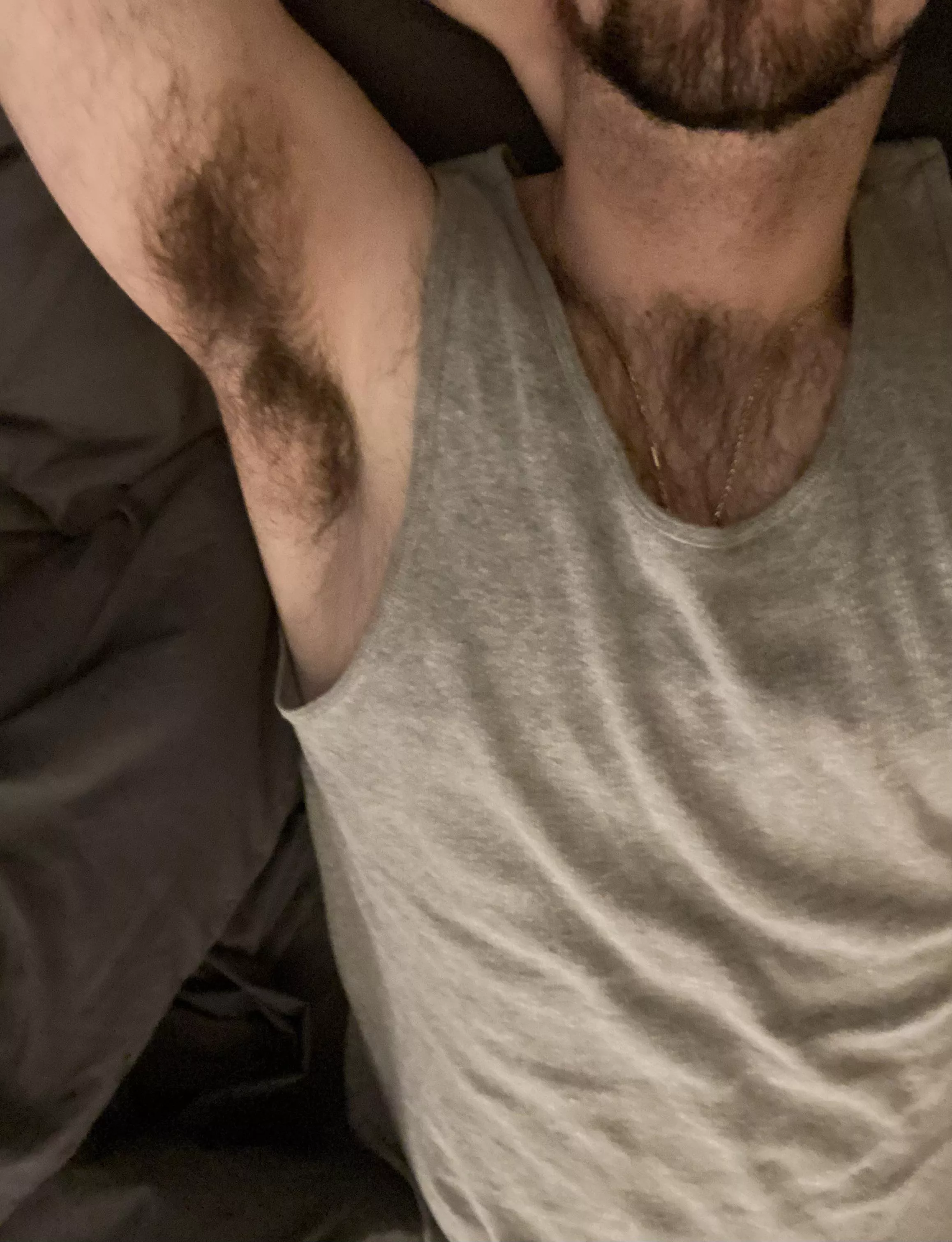 Good morning from me and my hairy pits