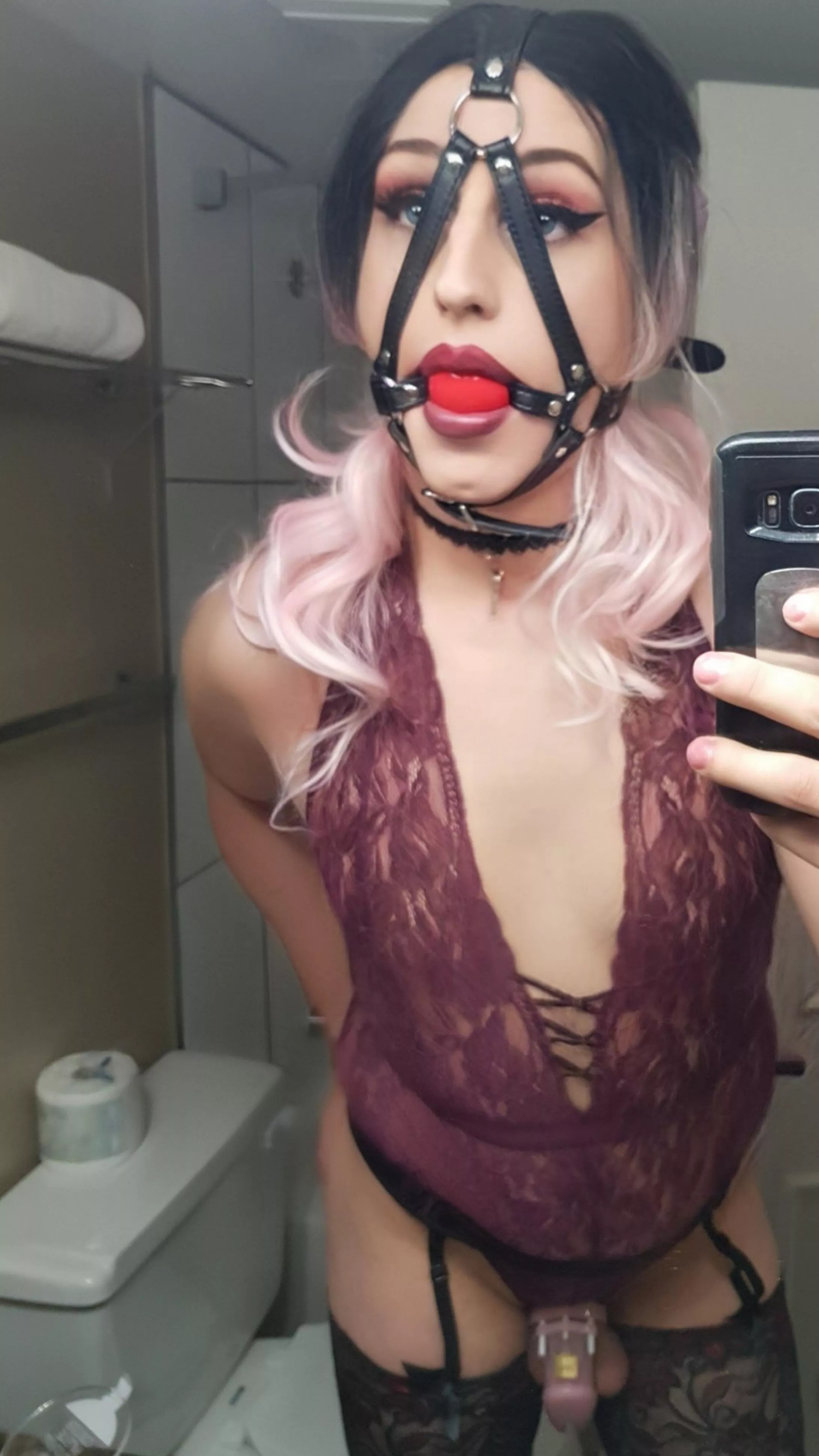 good sissies should be seen and not heard 🙊