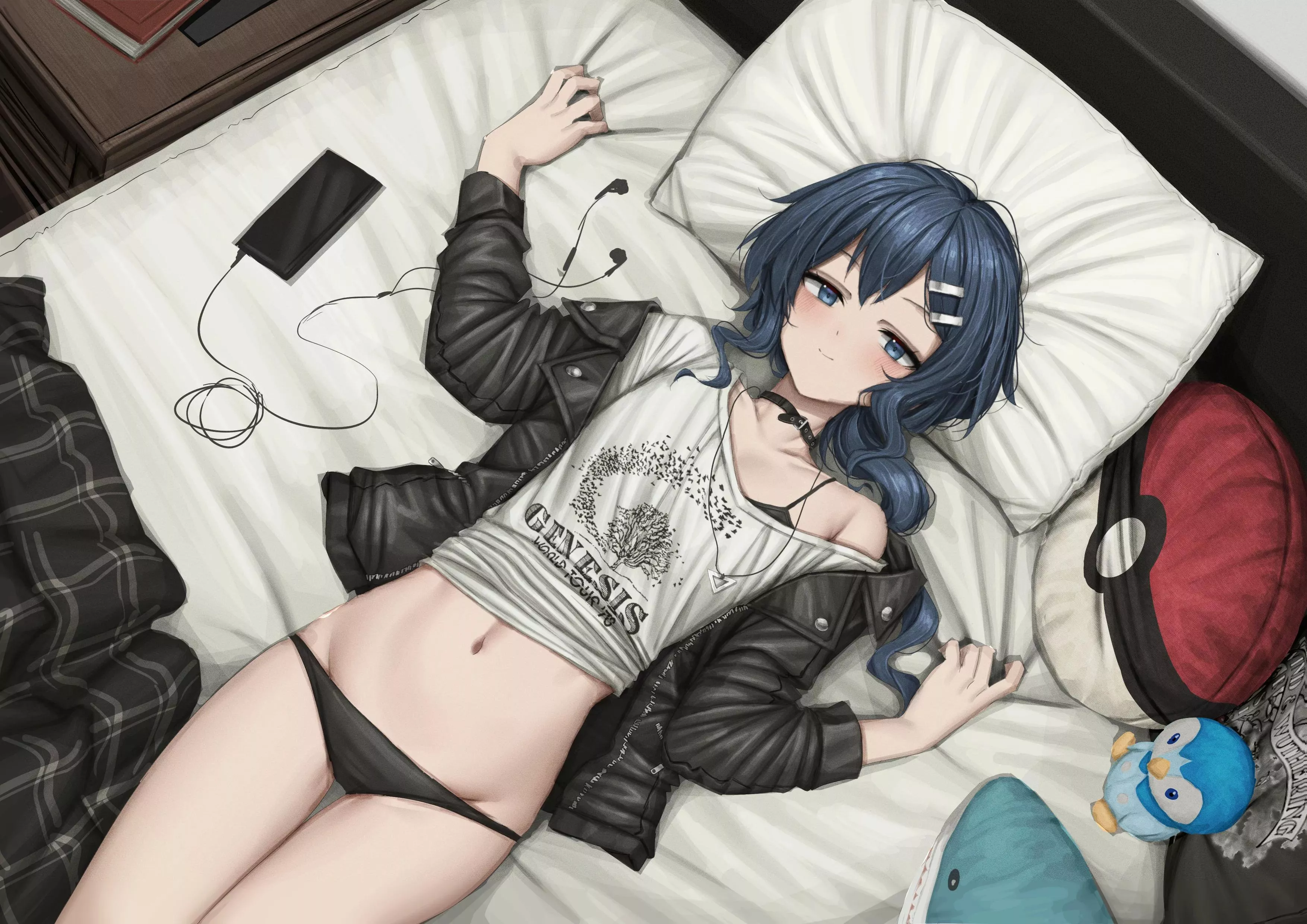 Goth Dawn ready for bed (lobsteranian) [Pokemon]