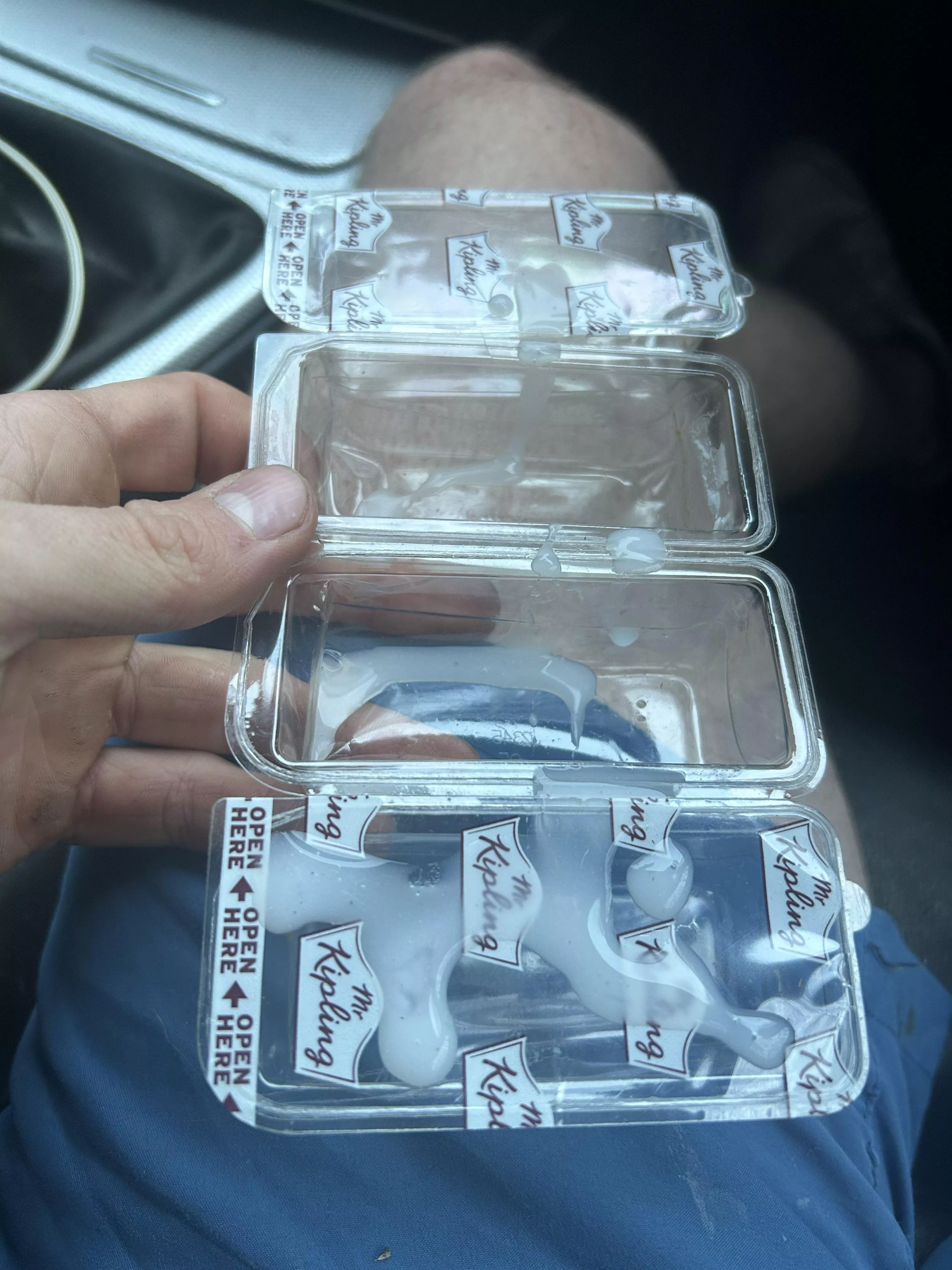 Had nowhere else to shoot my load!