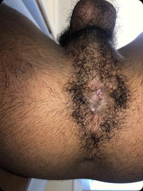 Hairy virgin ass