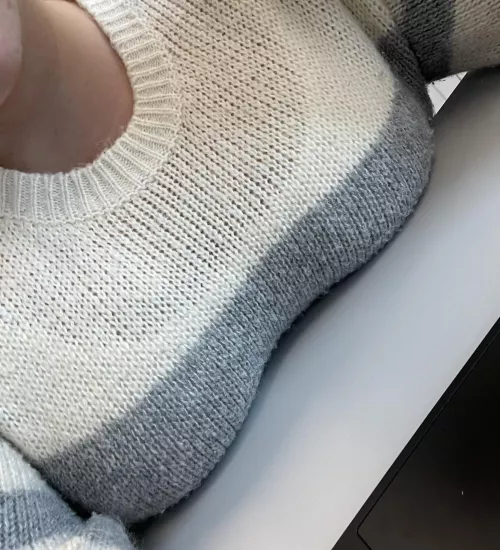 Halfway through my workday. Do you think my patients can see my bra?