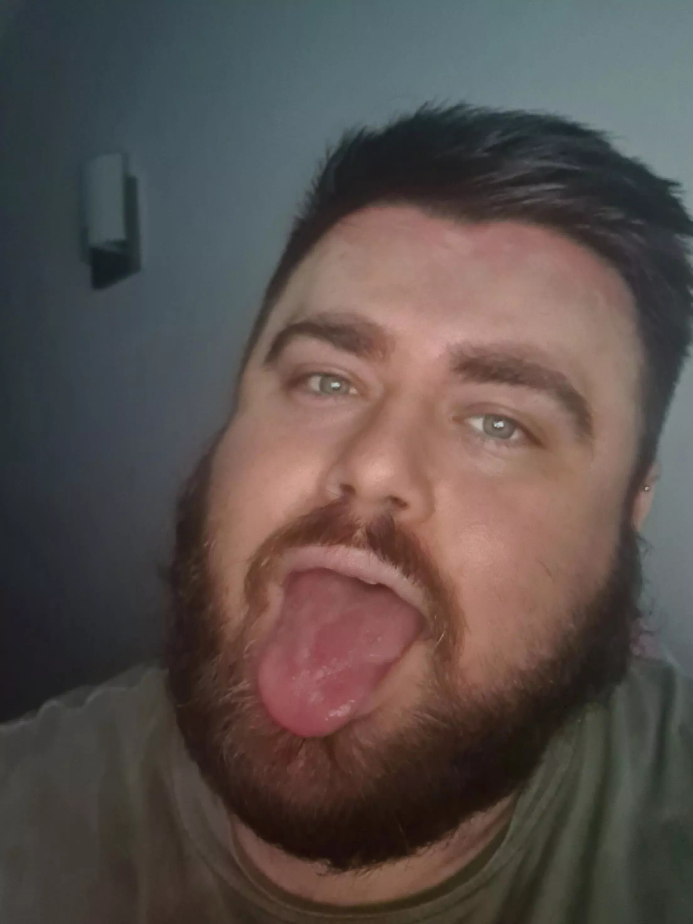 Here's a rare selfie