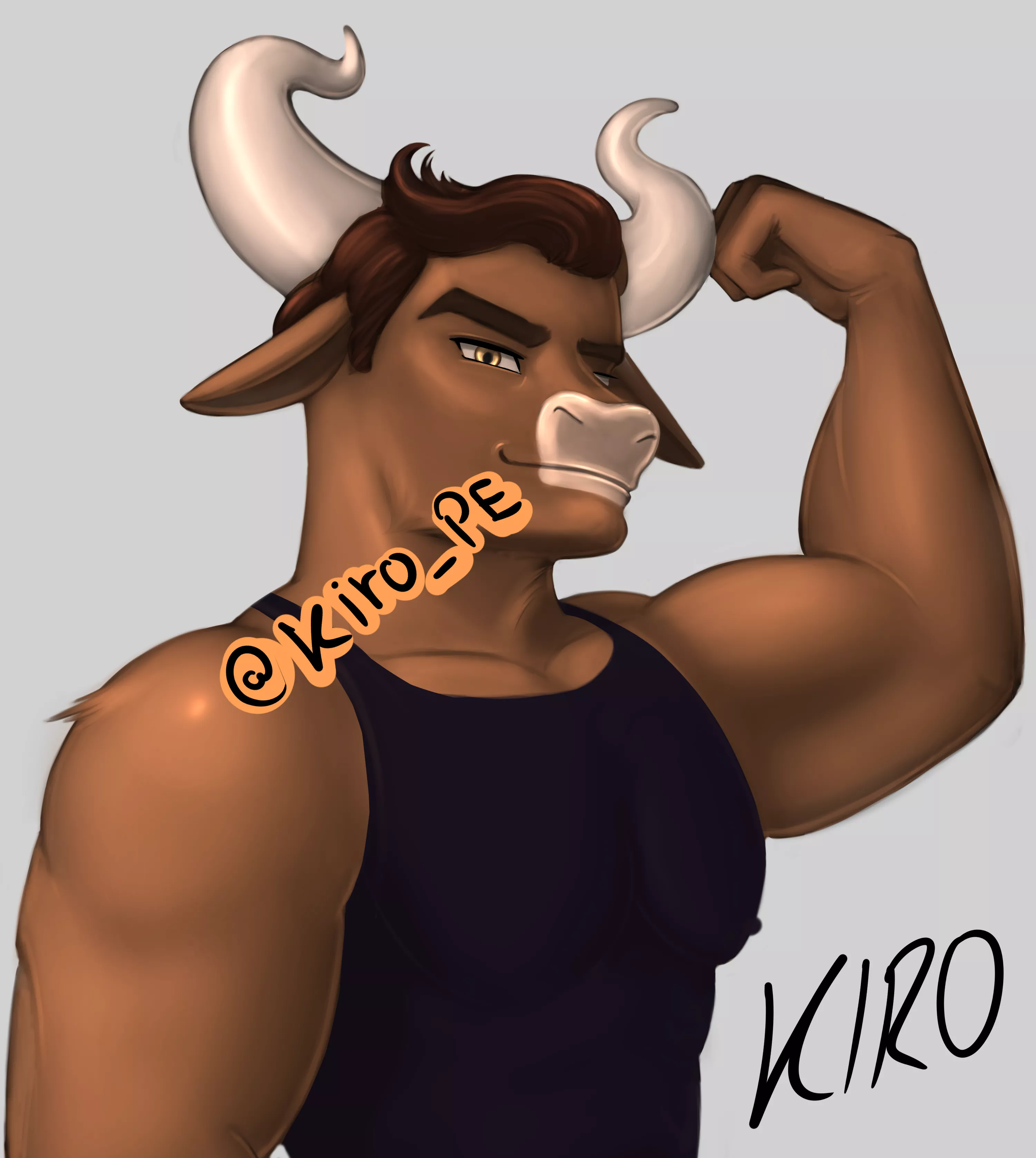Hi, I finished drawing my Oc. His name is Kilro. I think my fursona looks a lot like me.