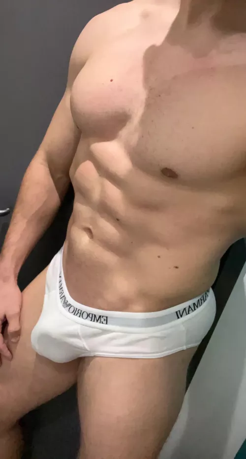Hope my bulge is appreciated in these tighty whities