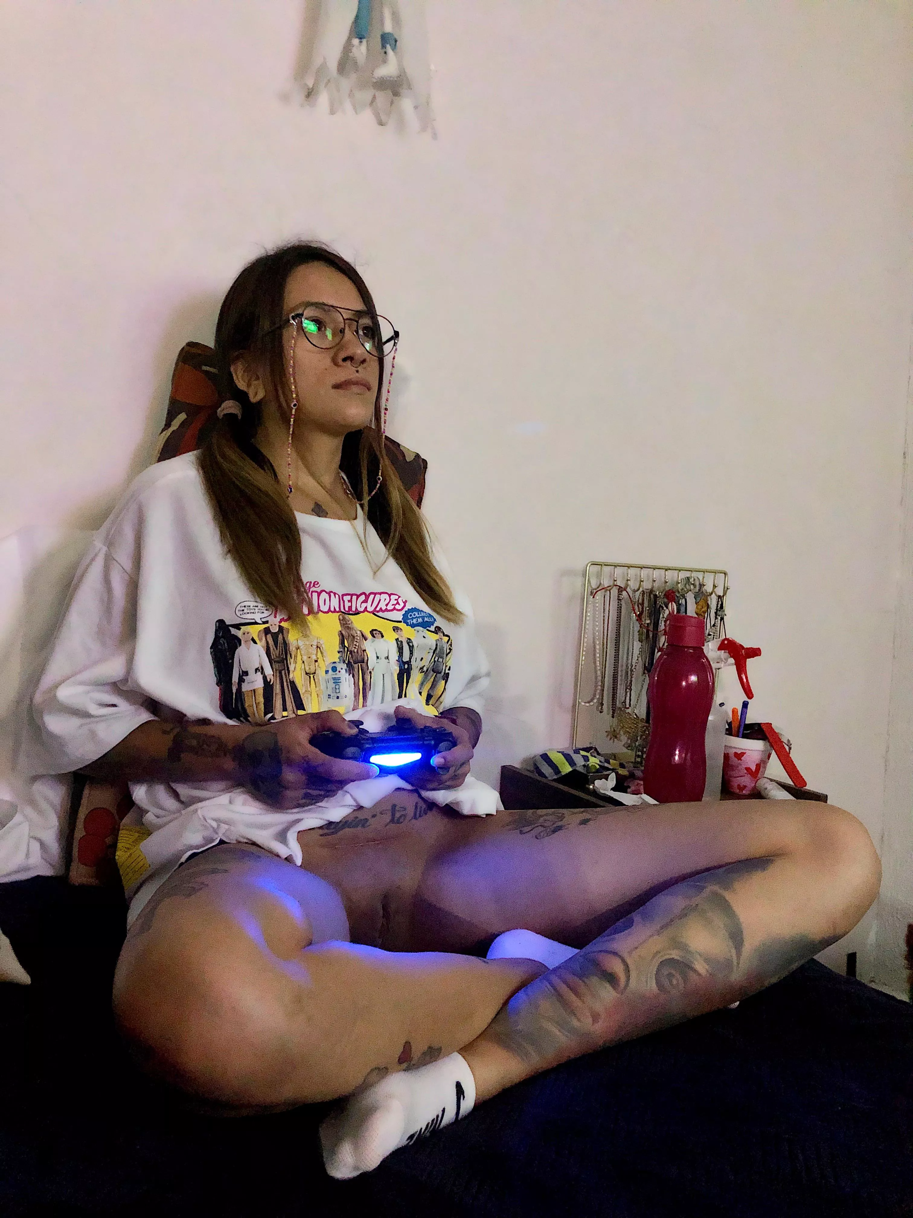 Hope you like video games bc I want to play while you fuck me