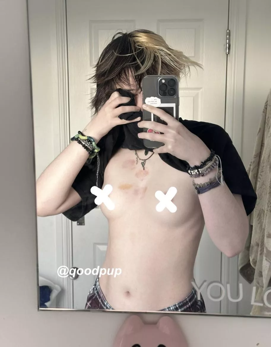 i love being all marked up <3